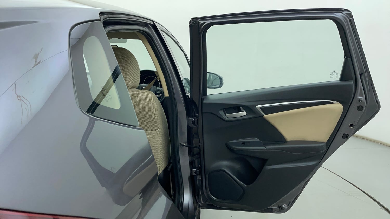 Used 2019 Honda Jazz VX CVT Petrol Petrol Automatic interior RIGHT REAR DOOR OPEN VIEW