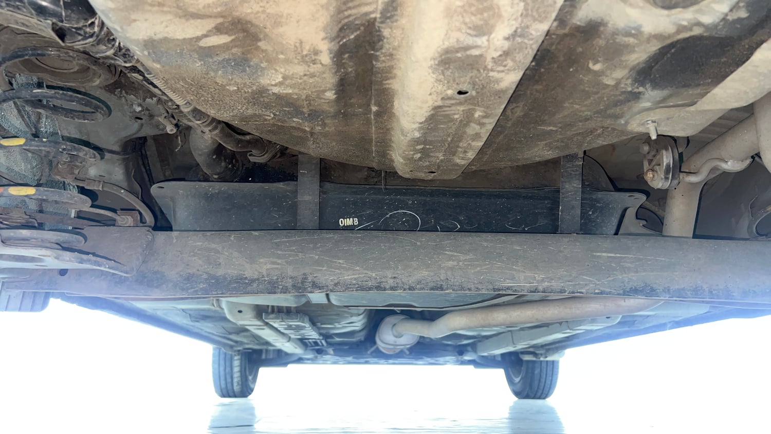 Used 2019 Hyundai Grand i10 Nios Sportz AMT 1.2 Kappa VTVT Petrol Automatic extra REAR UNDERBODY VIEW (TAKEN FROM REAR)