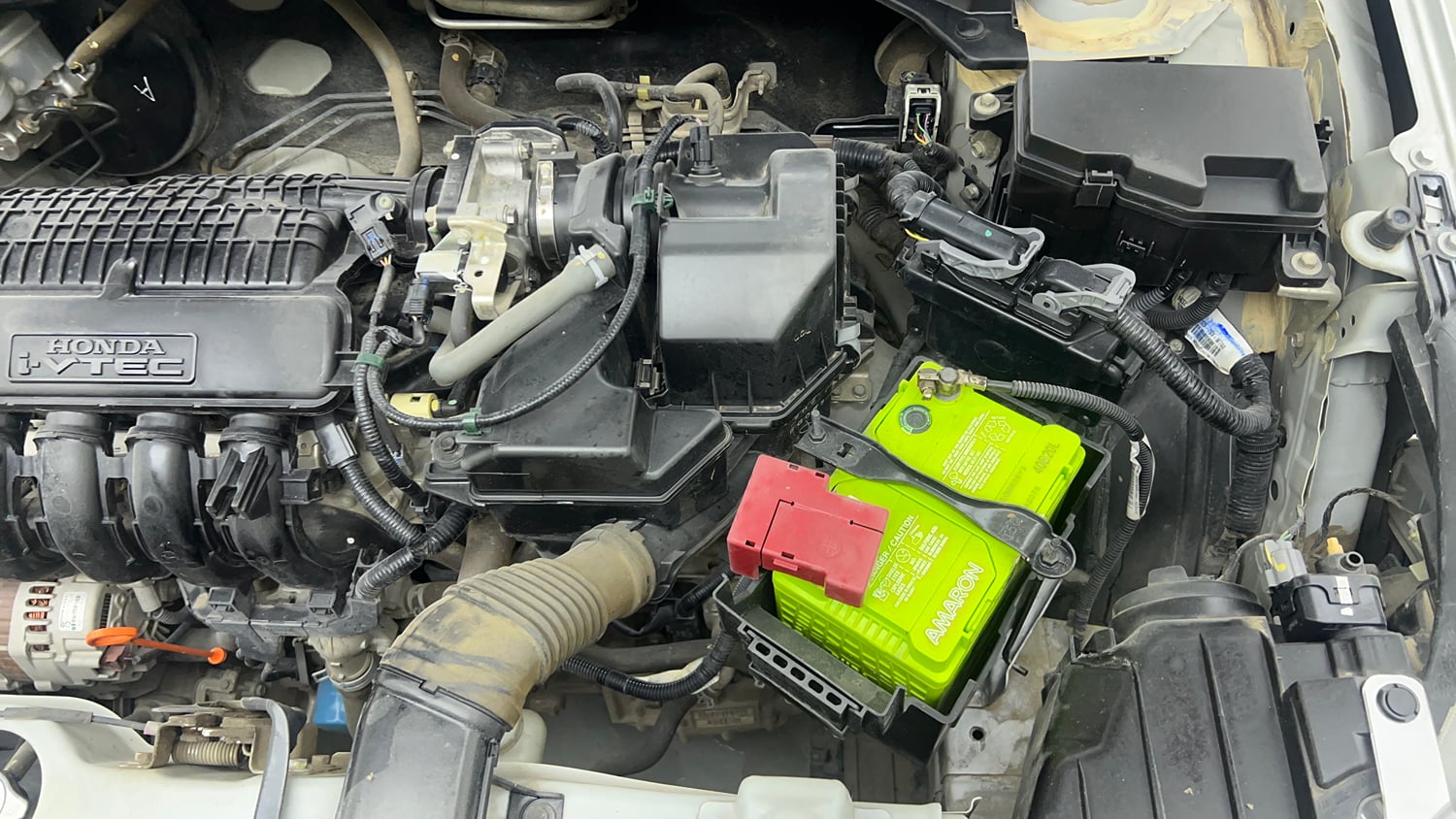Used 2019 Honda Amaze 1.2 VX CVT Petrol Petrol Automatic engine ENGINE LEFT SIDE VIEW