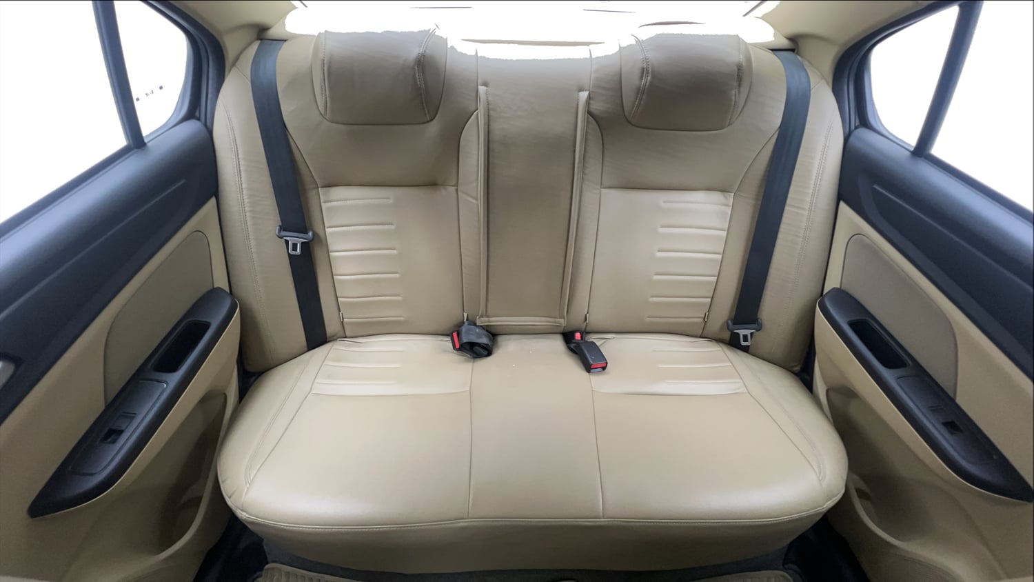 Used 2019 Honda Amaze 1.2 VX CVT Petrol Petrol Automatic interior REAR SEAT CONDITION VIEW