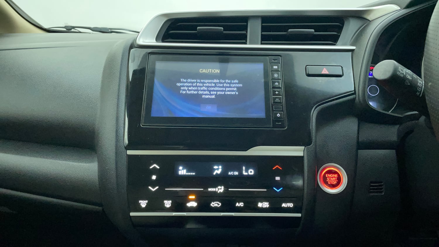 Used 2019 Honda Jazz VX CVT Petrol Petrol Automatic interior MUSIC SYSTEM & AC CONTROL VIEW