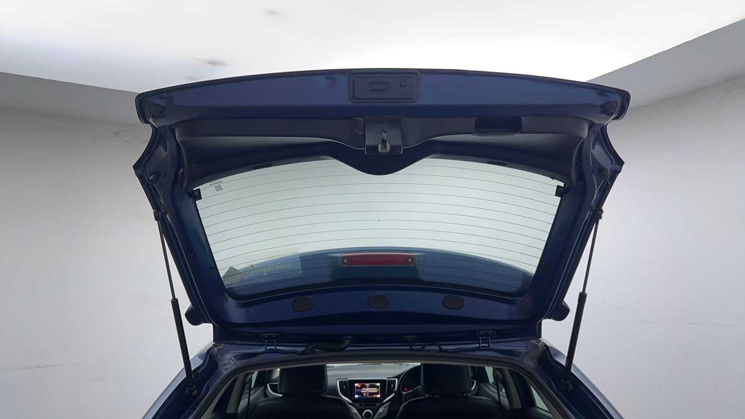 Used 2017 Maruti Suzuki Baleno RS 1.0 Petrol Manual interior DICKY DOOR OPEN VIEW