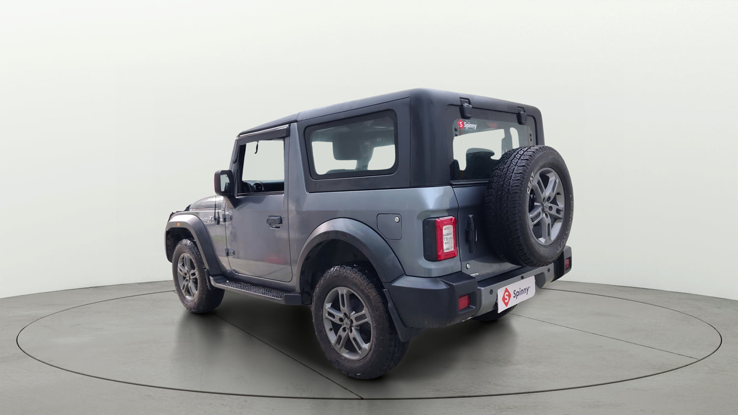Used 2020 mahindra Thar LX Hard Top Petrol AT 4WD Petrol Automatic exterior LEFT FRONT CORNER VIEW
