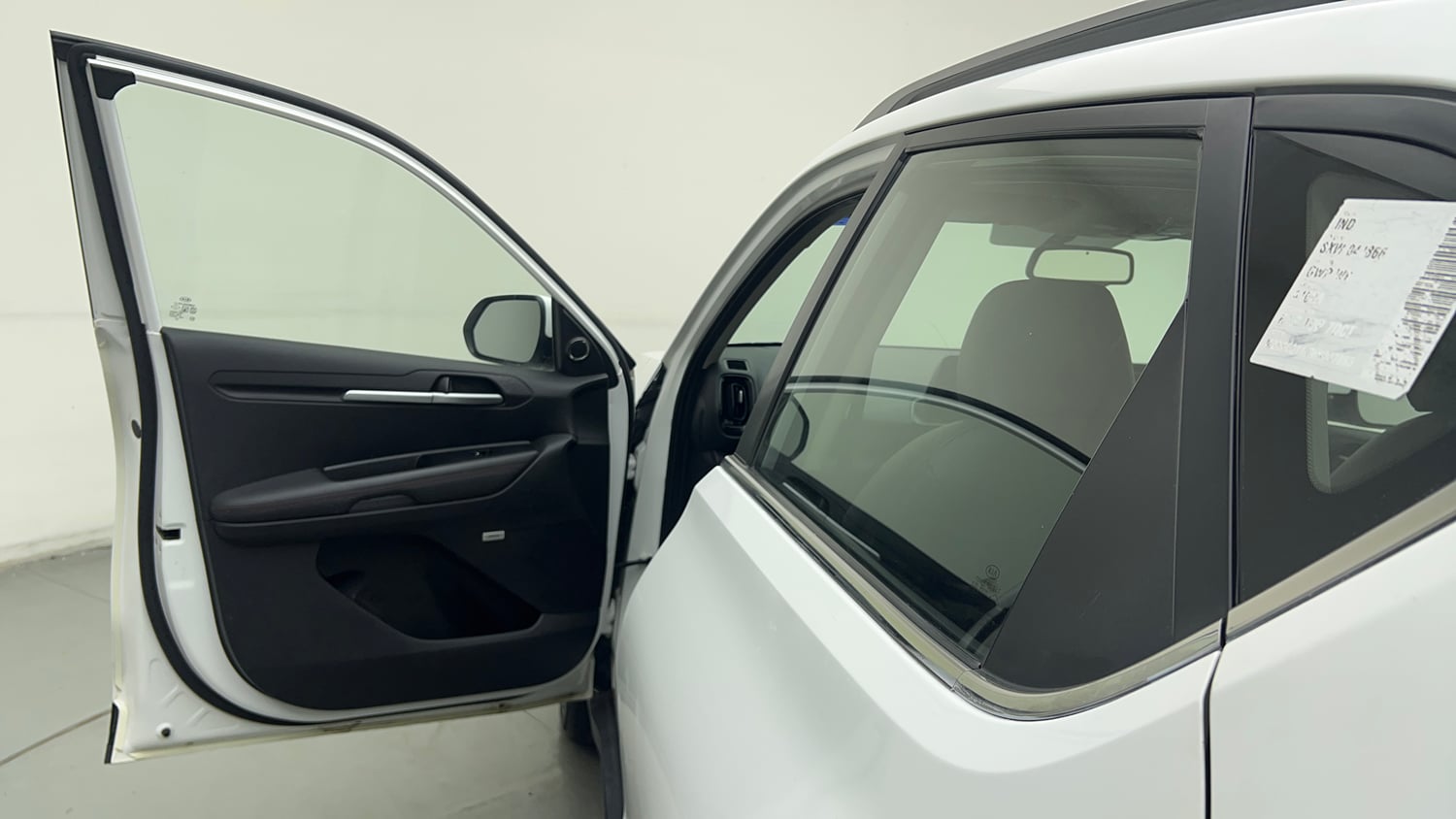 Used 2021 Kia Sonet GTX Plus 1.0 DCT Petrol Automatic interior LEFT FRONT DOOR OPEN VIEW