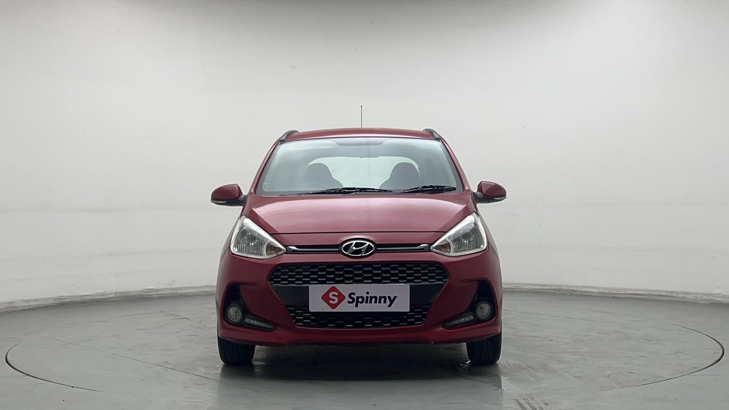 Used 2017 Hyundai Grand i10 Sportz (O) AT 1.2 Kappa VTVT Petrol Automatic exterior FRONT VIEW