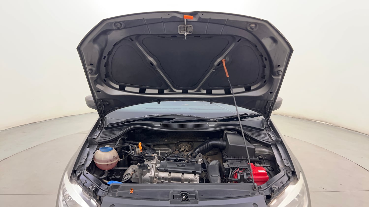 Used 2013 Volkswagen Polo Comfortline 1.2L (P) Petrol Manual engine ENGINE & BONNET OPEN FRONT VIEW