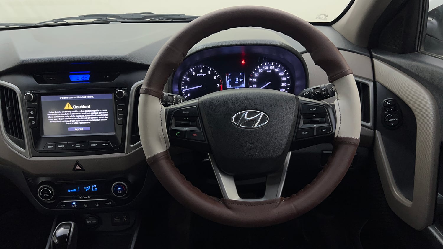 Used 2016 Hyundai Creta 1.6 SX Plus AT Petrol Petrol Automatic interior STEERING VIEW