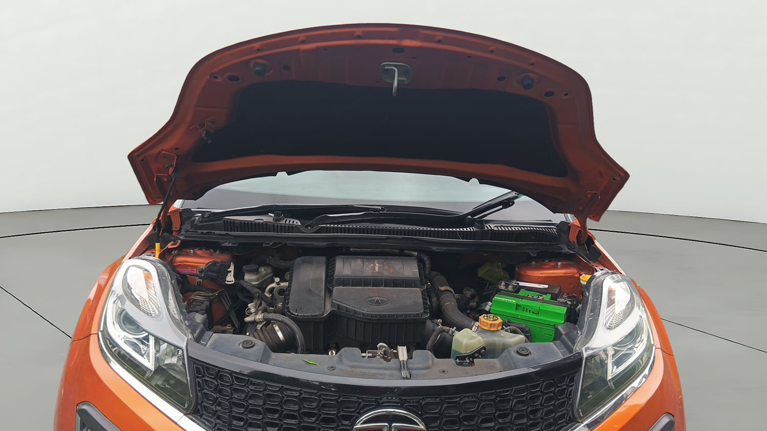 Used 2018 Tata Nexon XZ Plus Diesel Dual Tone Diesel Manual engine ENGINE & BONNET OPEN FRONT VIEW