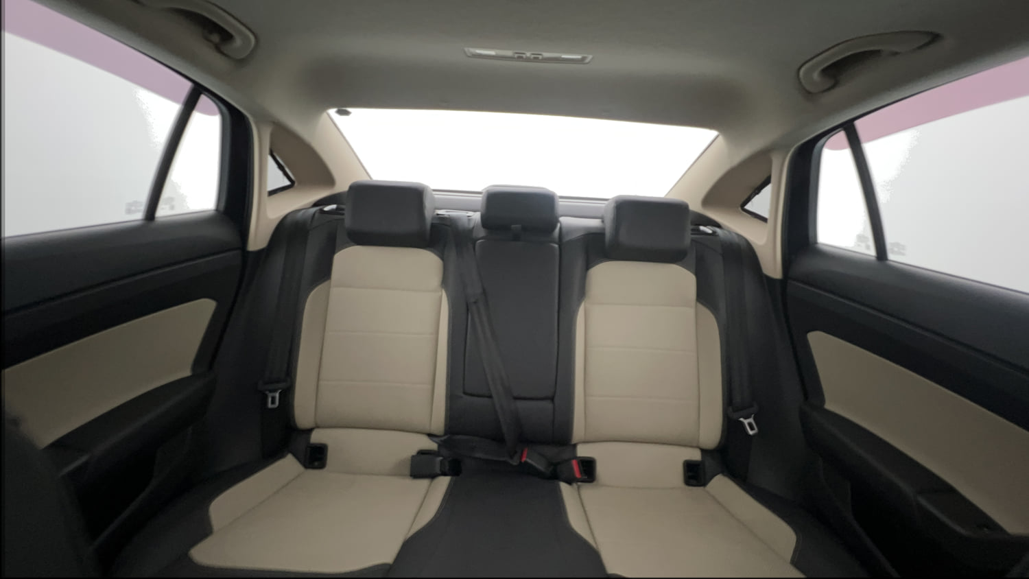 Used 2024 Skoda Slavia Style 1.0L TSI MT Petrol Manual interior REAR SEAT CONDITION VIEW