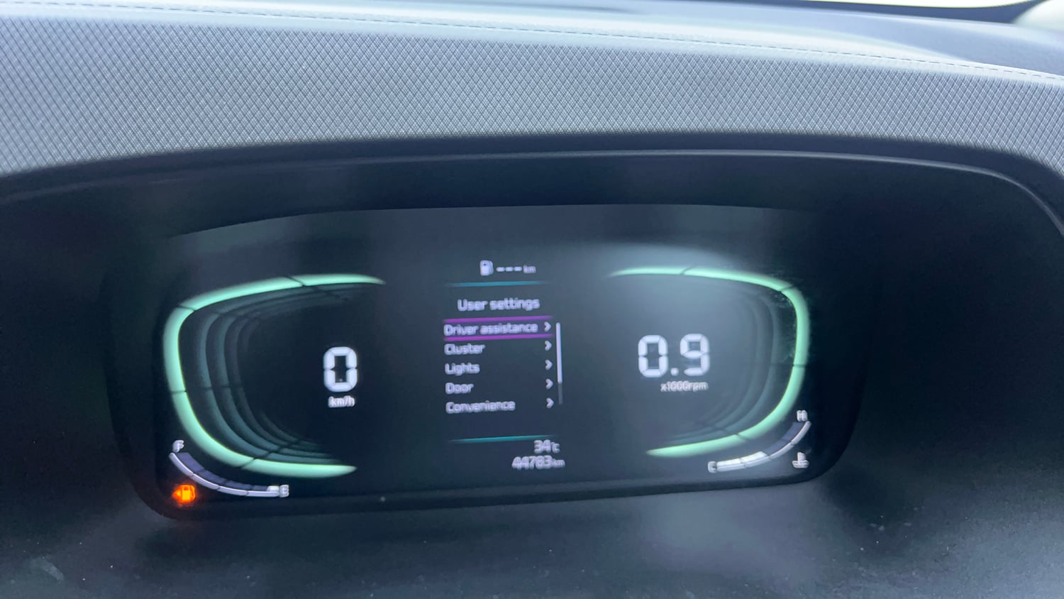 Used 2022 Kia Carens Prestige Plus 1.4 Petrol MT 7 STR Petrol Manual interior CLUSTERMETER VIEW