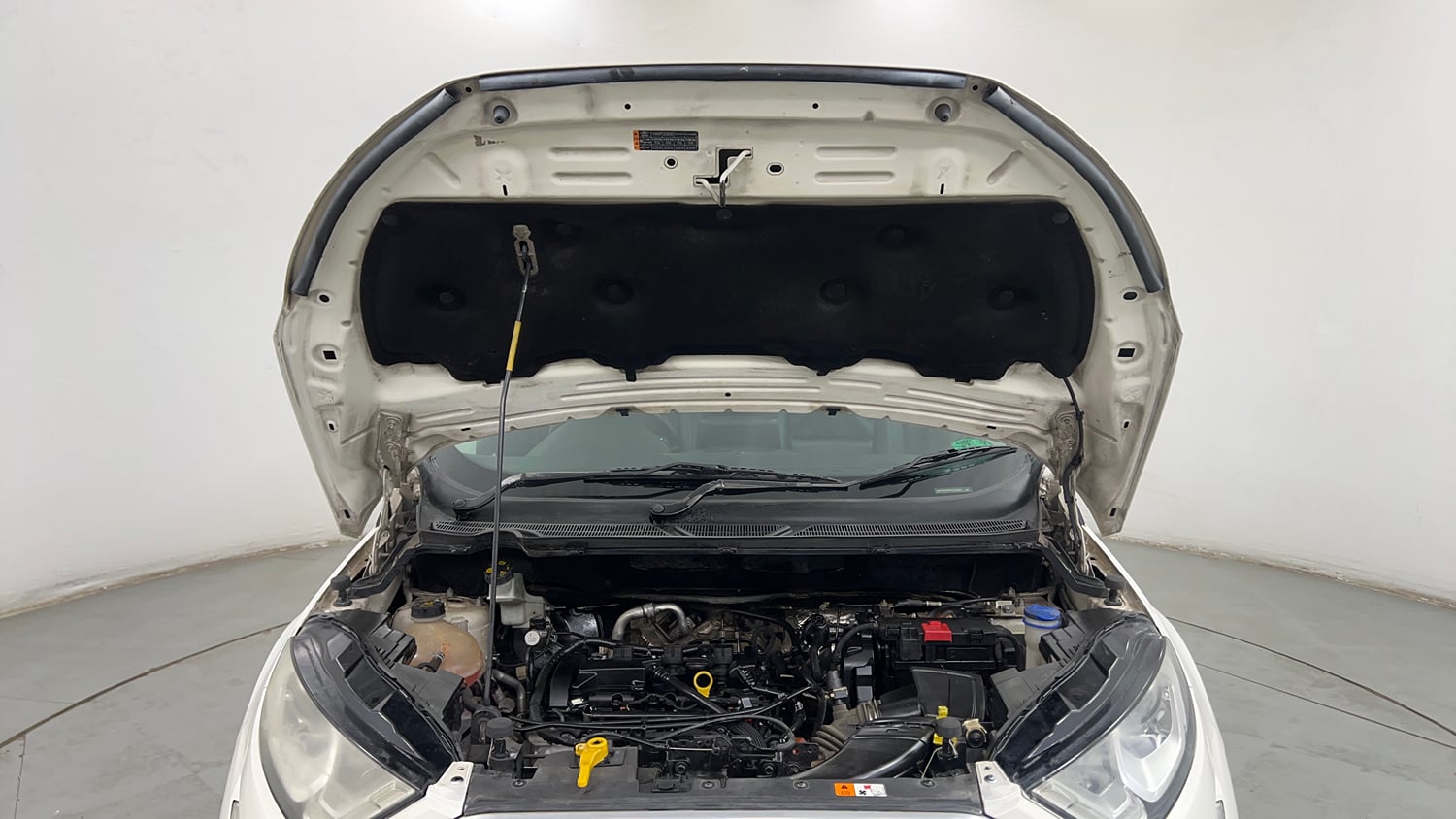 Used 2018 Ford EcoSport Titanium + 1.5L Ti-VCT AT Petrol Automatic engine ENGINE & BONNET OPEN FRONT VIEW