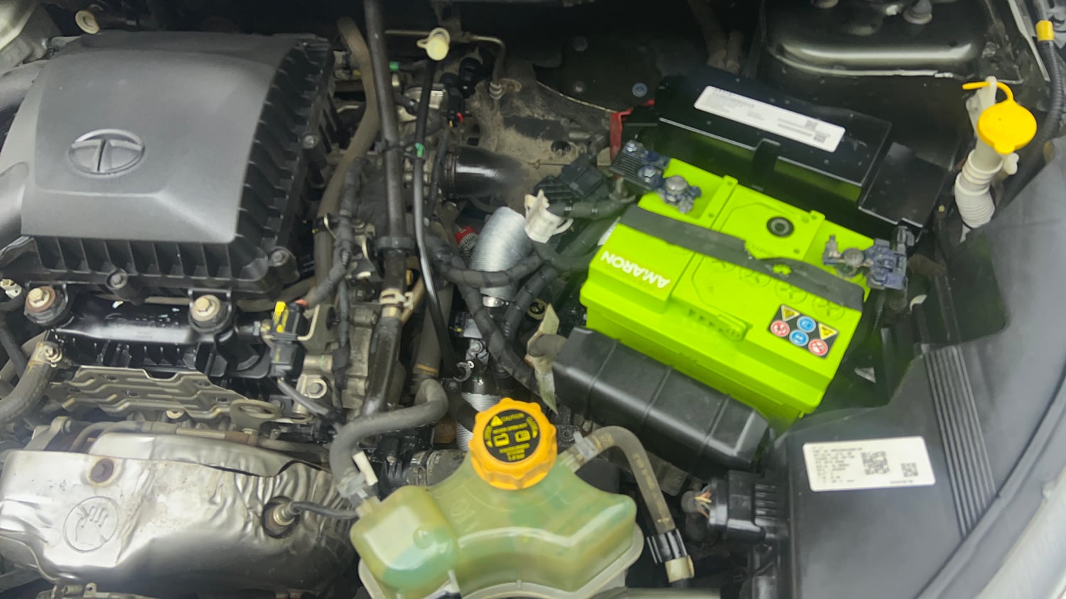Used 2020 Tata Nexon XZ Petrol Manual engine ENGINE LEFT SIDE VIEW