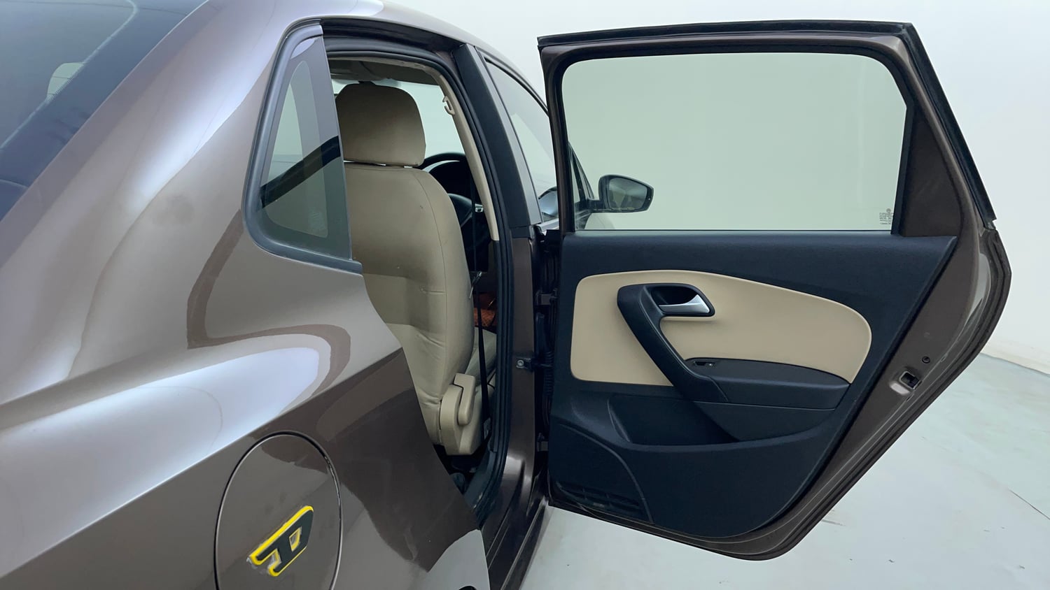 Used 2018 Volkswagen Ameo Highline 1.5L AT Diesel Automatic interior RIGHT REAR DOOR OPEN VIEW