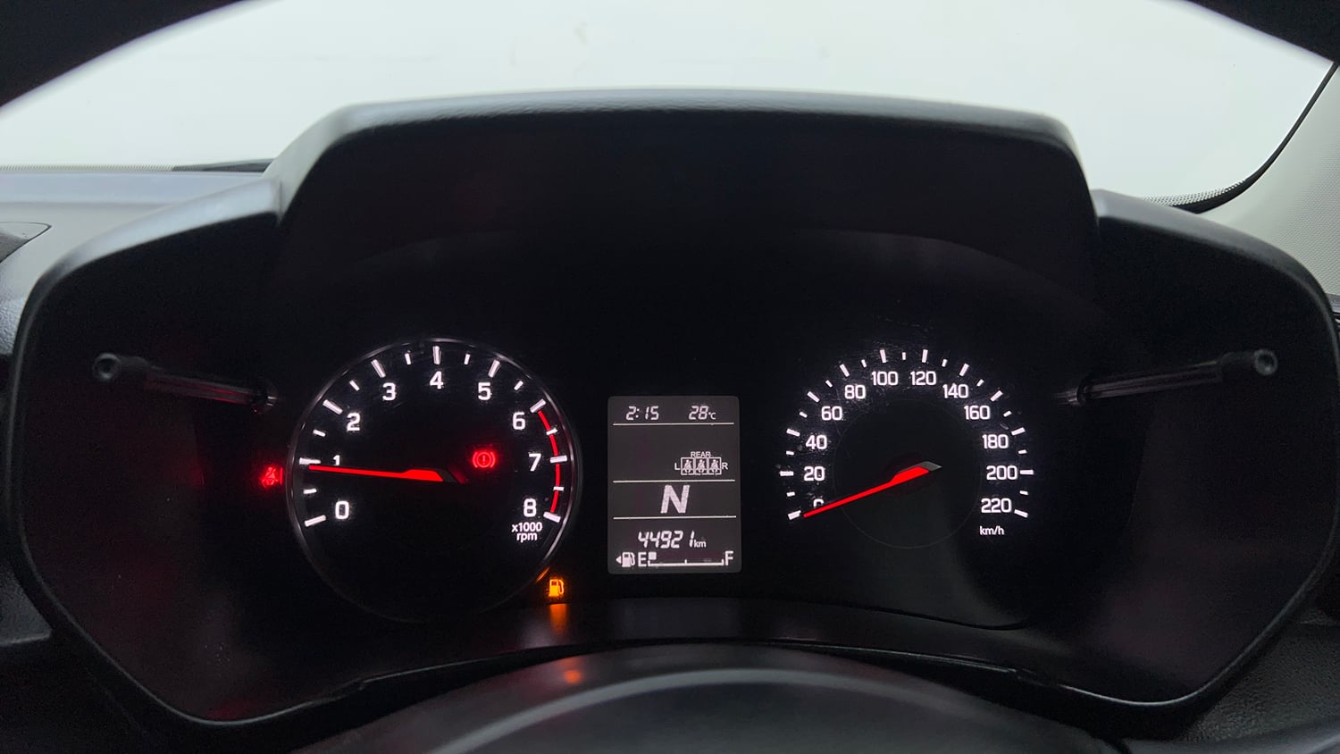 Used 2024 Maruti Suzuki Swift VXi (O) AMT Petrol Automatic interior CLUSTERMETER VIEW