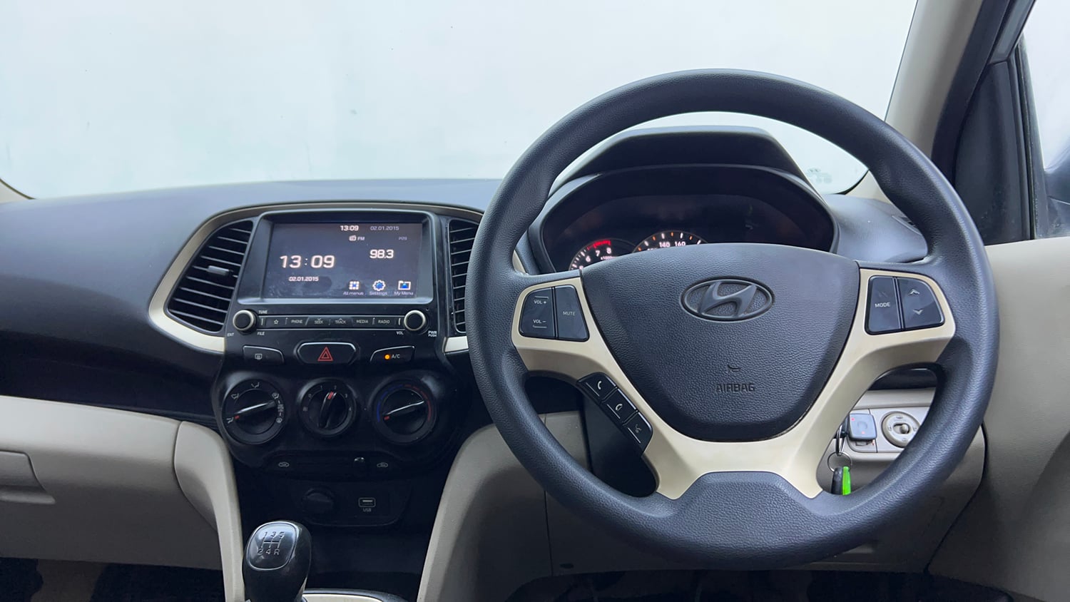 Used 2019 Hyundai Santro Sportz CNG Cng Manual interior STEERING VIEW
