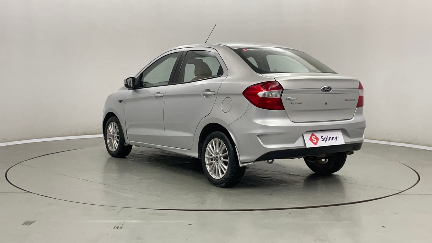Used 2019 Ford Figo Aspire Titanium 1.2 Ti-VCT Petrol Manual exterior LEFT REAR CORNER VIEW