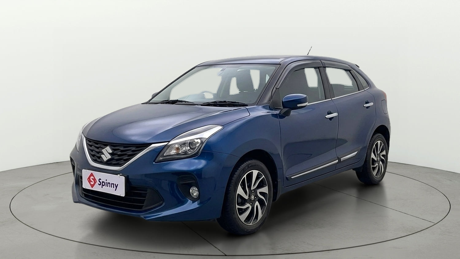 Used 2020 Maruti Suzuki Baleno Zeta Petrol Manual exterior LEFT FRONT CORNER VIEW