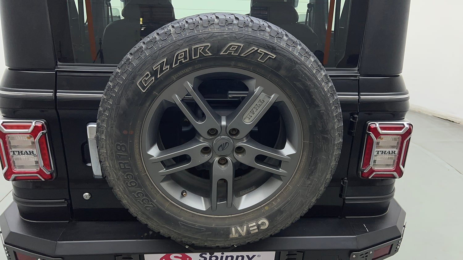Used 2021 mahindra Thar LX Hard Top Petrol MT 4WD Petrol Manual tyres SPARE TYRE VIEW