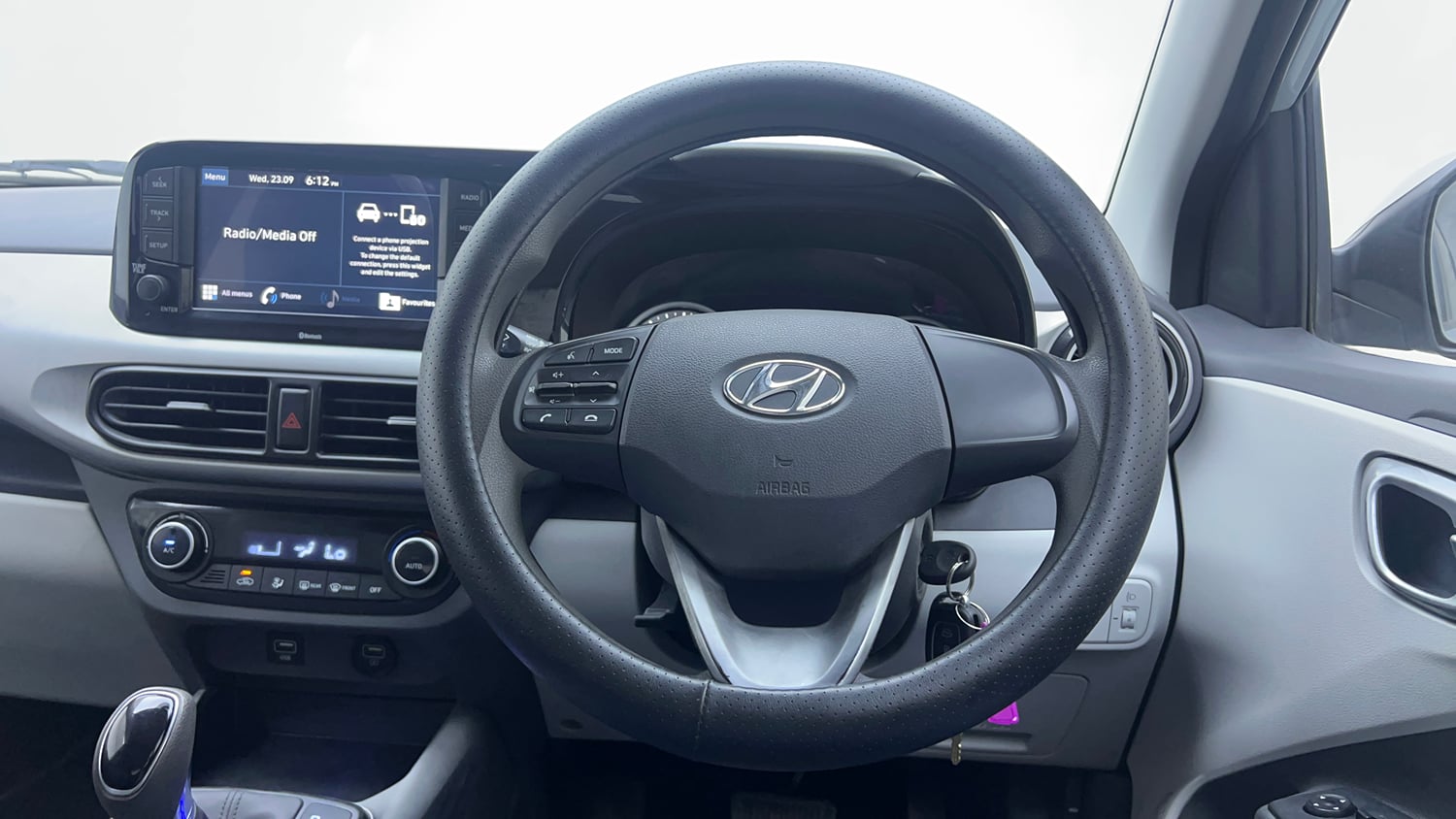 Used 2019 Hyundai Grand i10 Nios Sportz AMT 1.2 Kappa VTVT Petrol Automatic interior STEERING VIEW