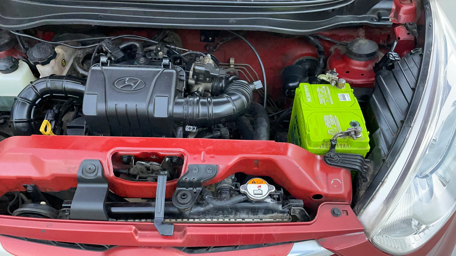 Used 2014 Hyundai Eon Era + Petrol Manual engine ENGINE LEFT SIDE VIEW