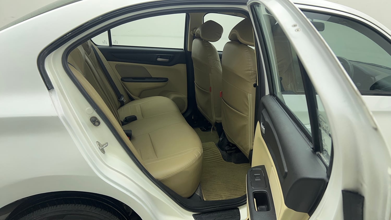 Used 2019 Honda Amaze 1.2 VX CVT Petrol Petrol Automatic interior RIGHT SIDE REAR DOOR CABIN VIEW