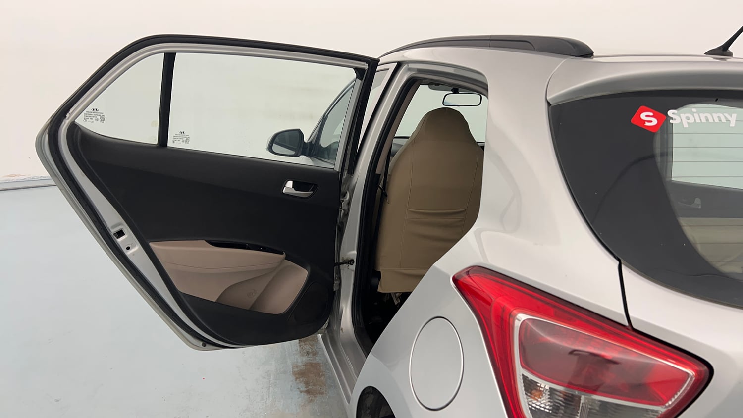 Used 2016 Hyundai Grand i10 Sportz 1.2 Kappa VTVT Petrol Manual interior LEFT REAR DOOR OPEN VIEW