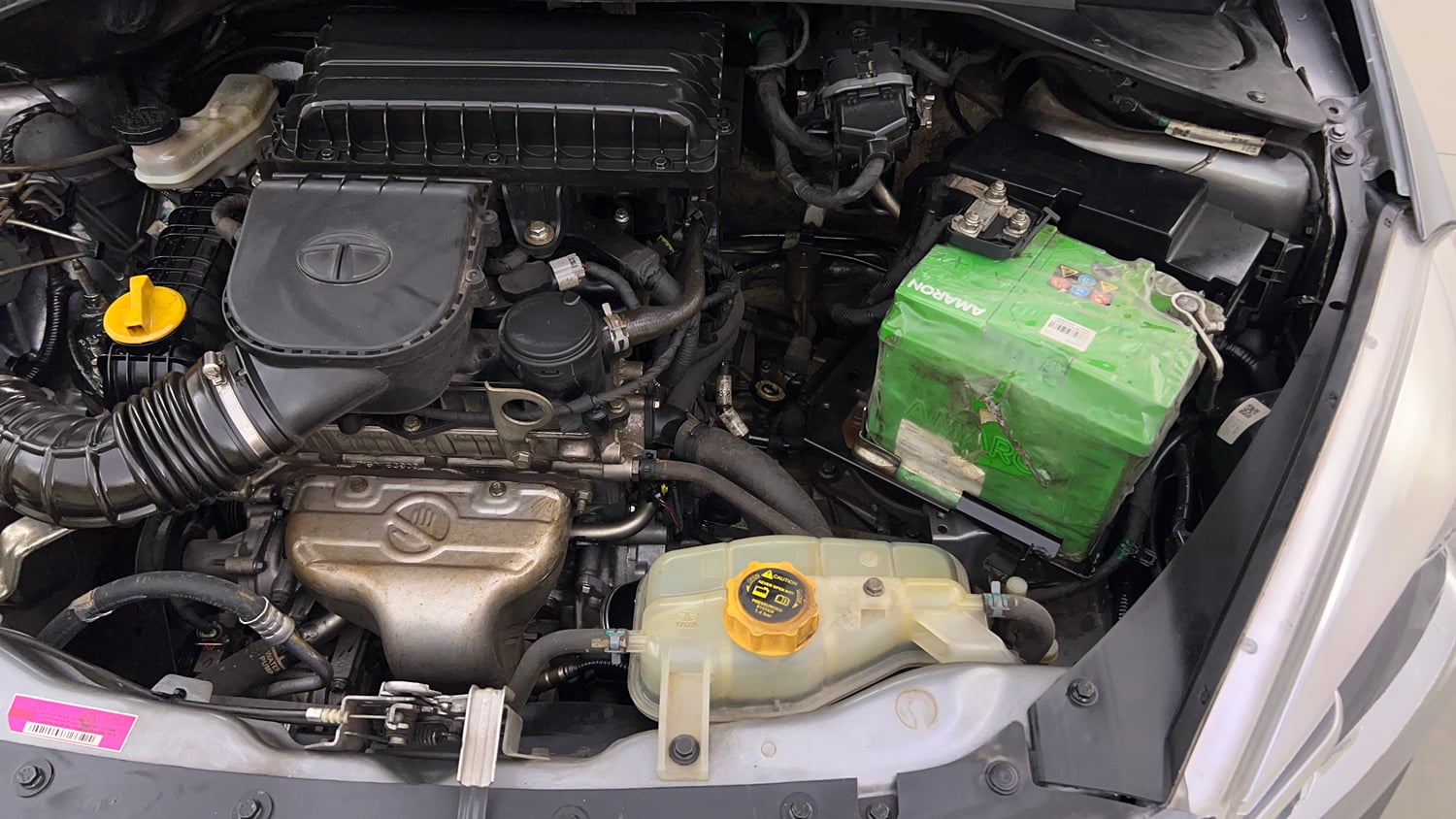 Used 2018 Tata Tiago Revotron XZ w/o Alloy Petrol Manual engine ENGINE LEFT SIDE VIEW