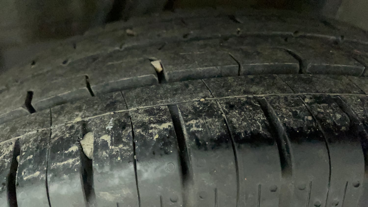 Used 2019 Honda Jazz VX CVT Petrol Petrol Automatic tyres LEFT REAR TYRE TREAD VIEW