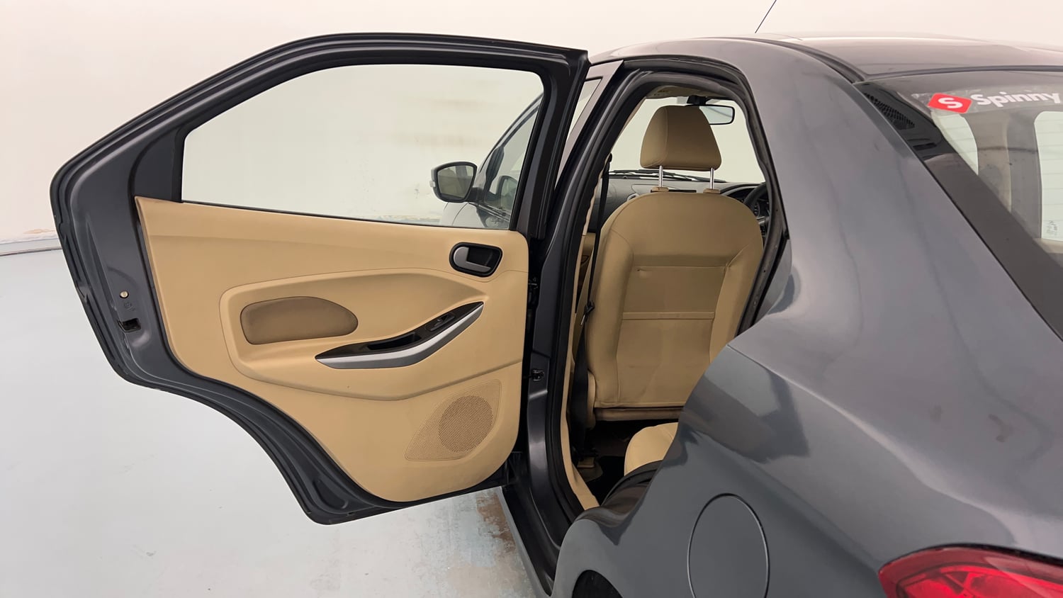 Used 2019 Ford Figo Aspire Trend Plus 1.5 TDCi Diesel Manual interior LEFT REAR DOOR OPEN VIEW