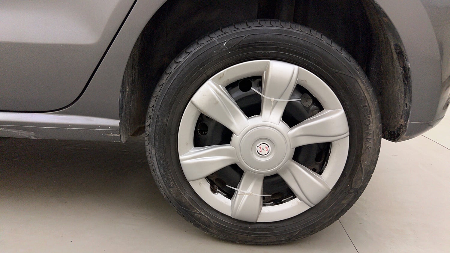 Used 2013 Volkswagen Polo Comfortline 1.2L (P) Petrol Manual tyres LEFT REAR TYRE RIM VIEW