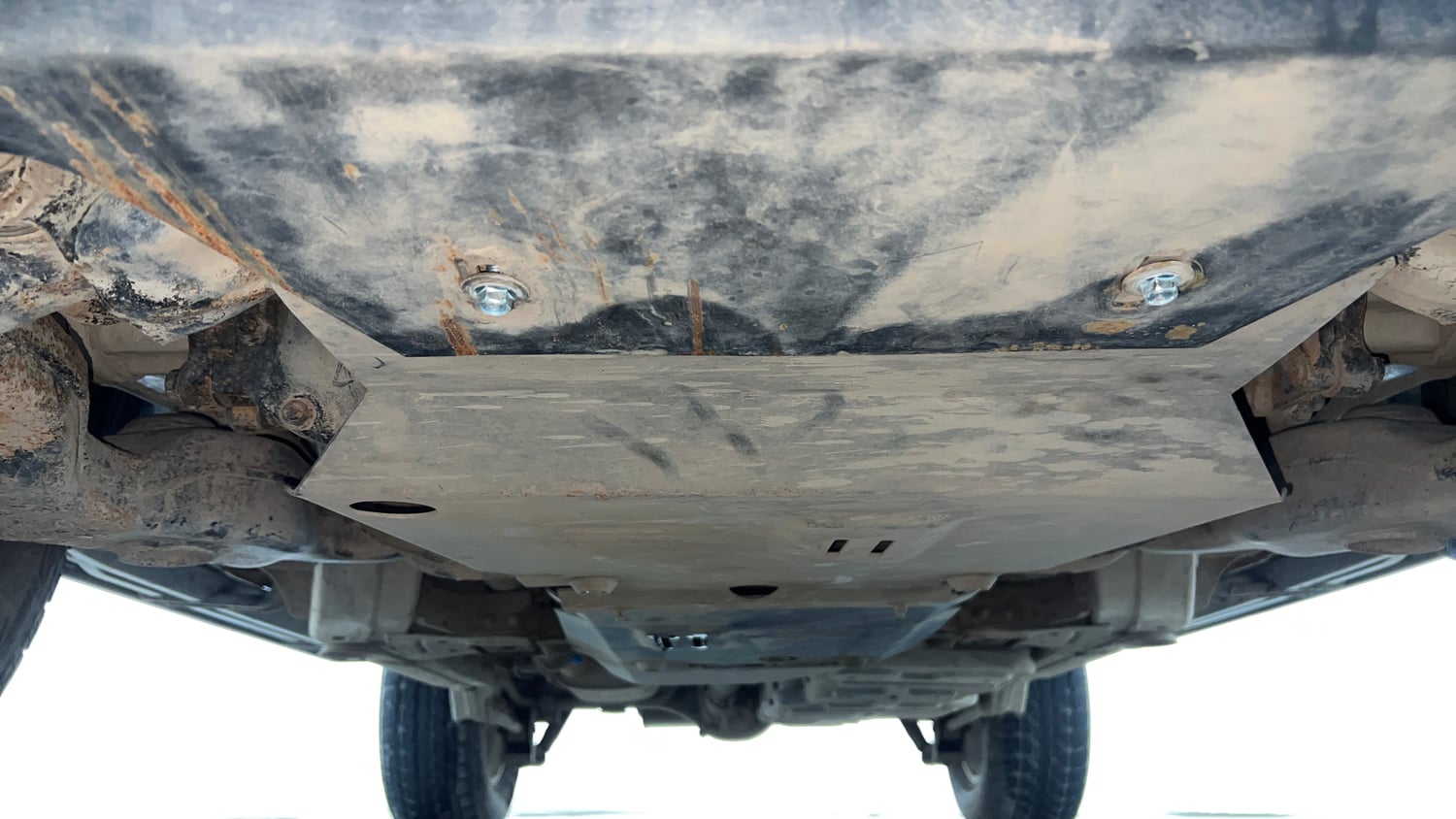 Used 2021 mahindra Thar LX Hard Top Petrol MT 4WD Petrol Manual extra FRONT LEFT UNDERBODY VIEW