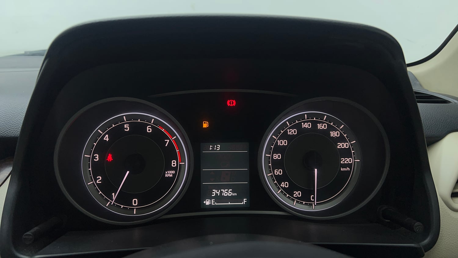 Used 2019 Maruti Suzuki Dzire VXi Petrol Manual interior CLUSTERMETER VIEW