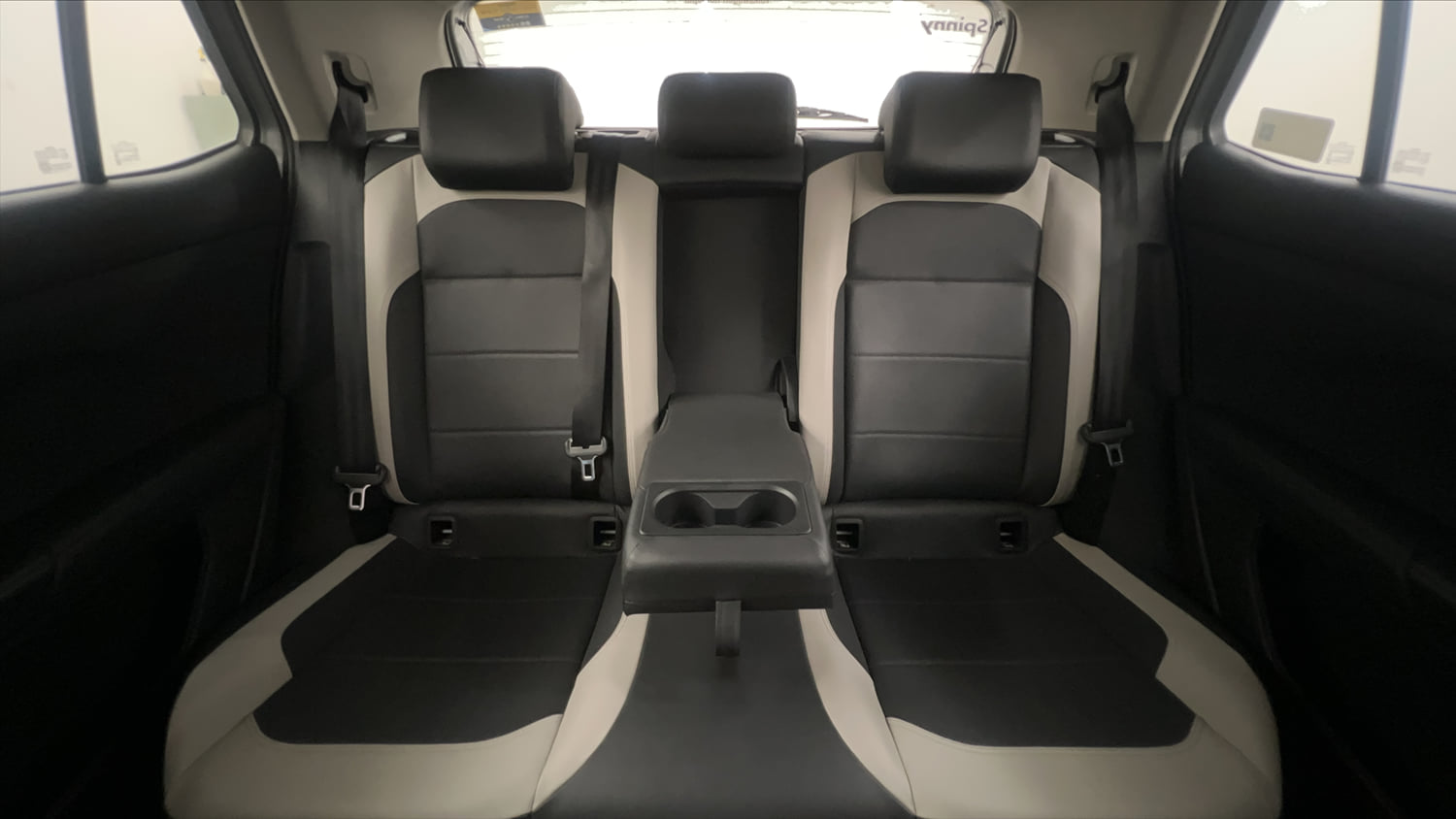 Used 2024 Volkswagen Taigun Topline 1.0 TSI AT Petrol Automatic interior REAR SEAT CONDITION VIEW