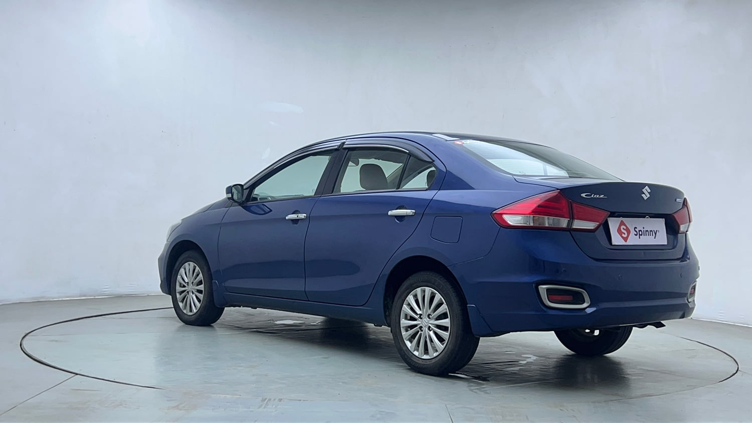 Used 2021 Maruti Suzuki Ciaz Zeta 1.5 AT Petrol Automatic exterior LEFT REAR CORNER VIEW