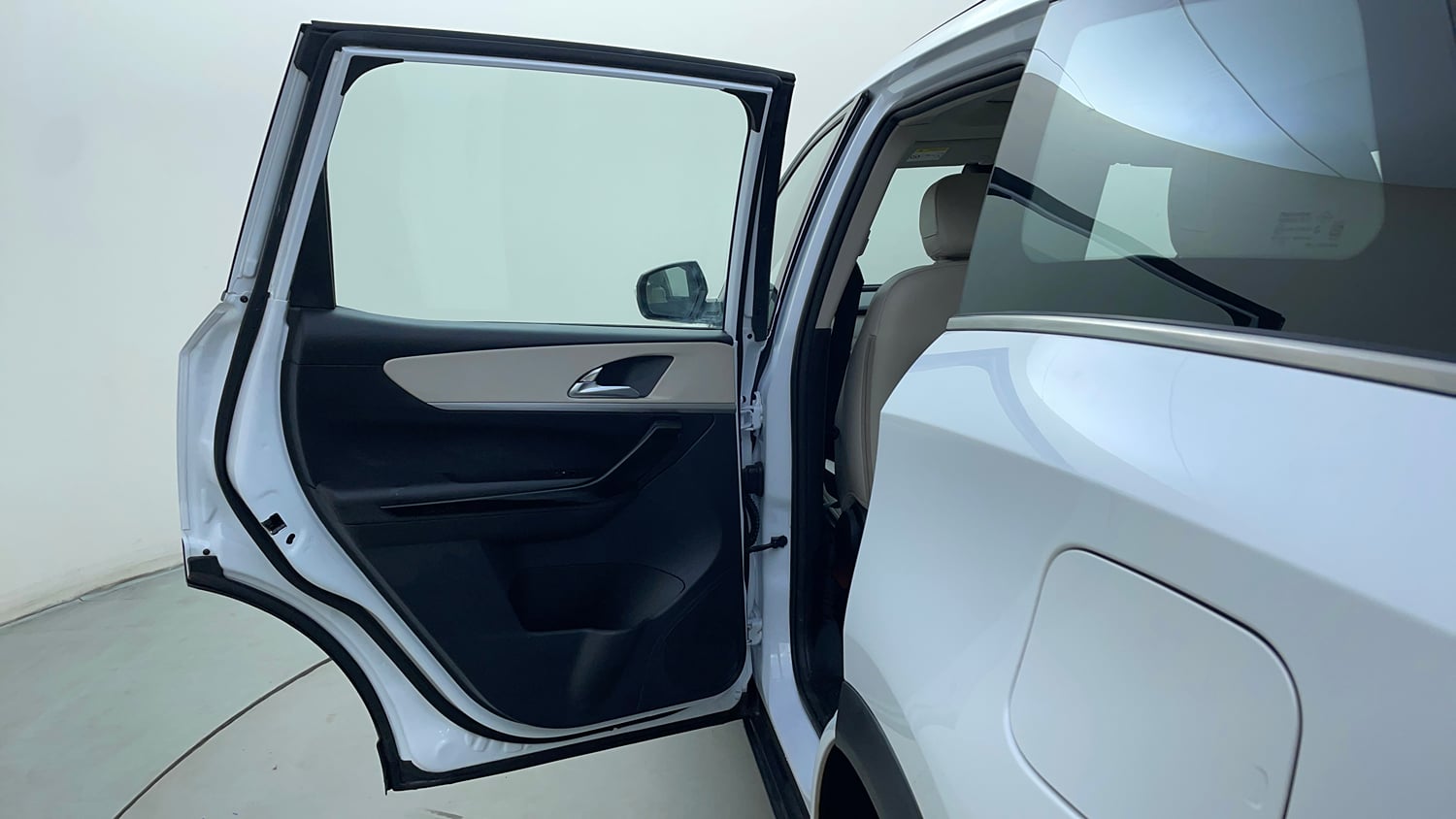 Used 2025 Mahindra XUV700 AX7 Petrol MT 7 STR Petrol Manual interior LEFT REAR DOOR OPEN VIEW