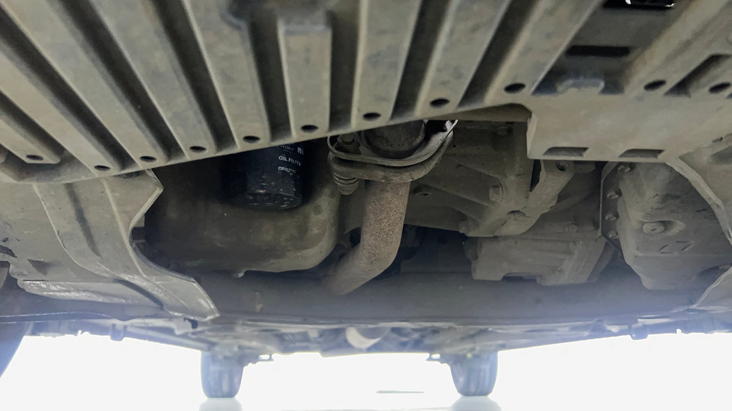 Used 2021 Maruti Suzuki Ciaz Zeta 1.5 AT Petrol Automatic extra FRONT LEFT UNDERBODY VIEW