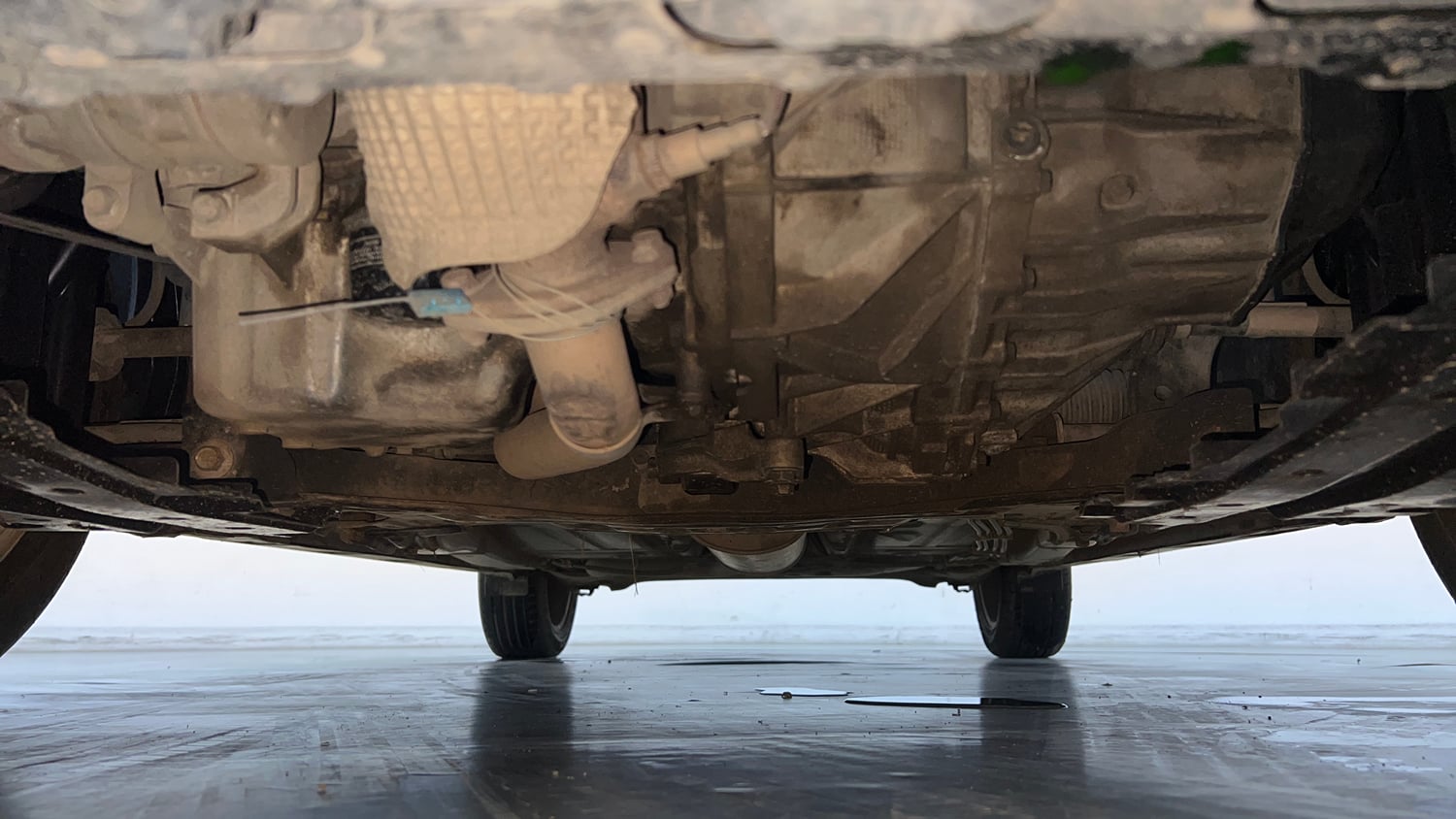 Used 2017 Maruti Suzuki Baleno RS 1.0 Petrol Manual extra FRONT LEFT UNDERBODY VIEW