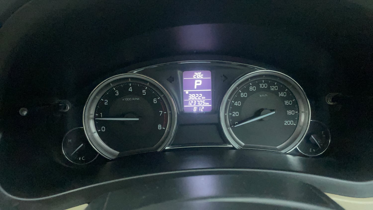 Used 2018 Maruti Suzuki Ciaz Delta 1.4 AT Petrol Automatic interior CLUSTERMETER VIEW