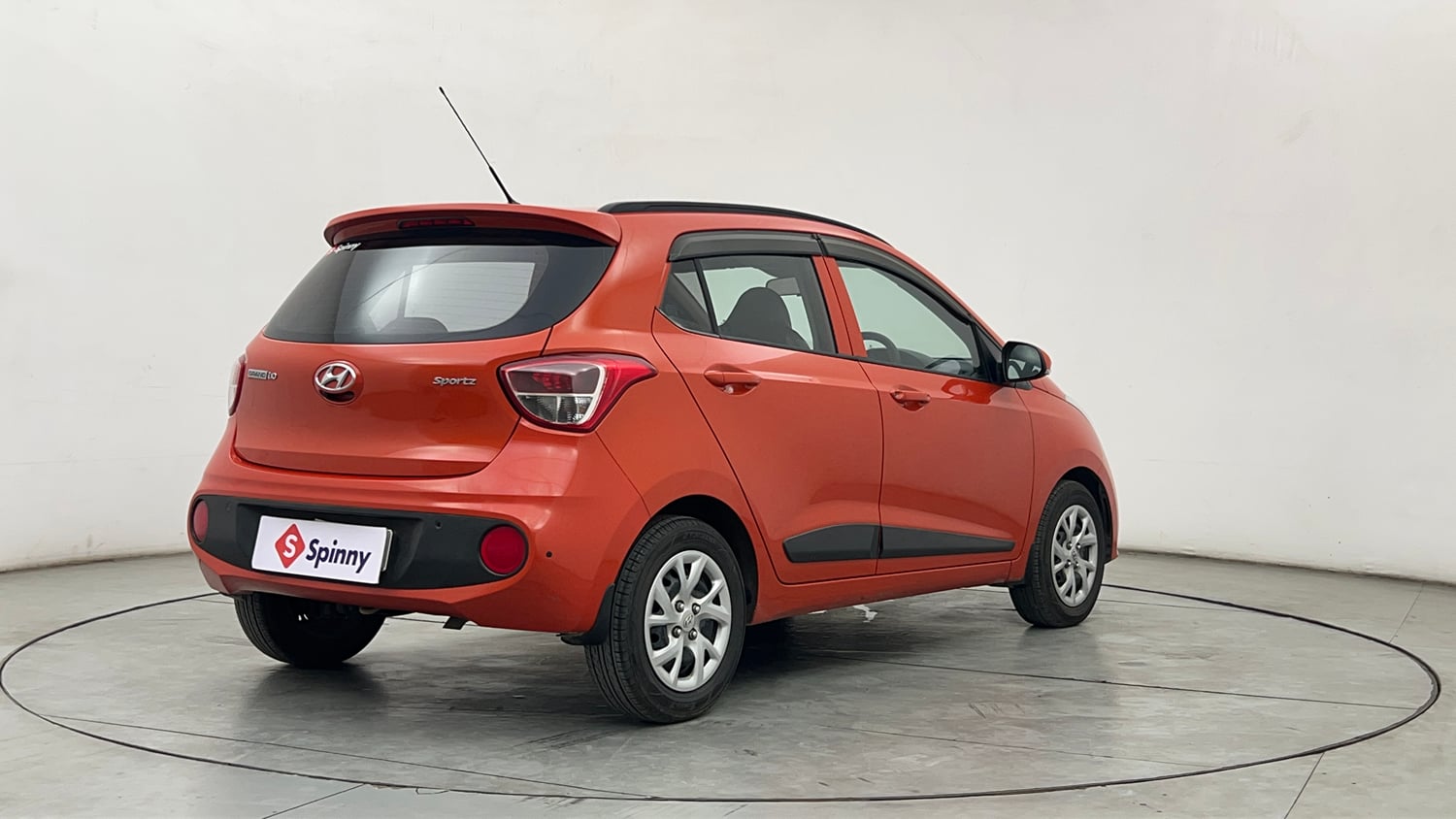 Used 2018 Hyundai Grand i10 Sportz 1.2 Kappa VTVT Petrol Manual exterior RIGHT REAR CORNER VIEW