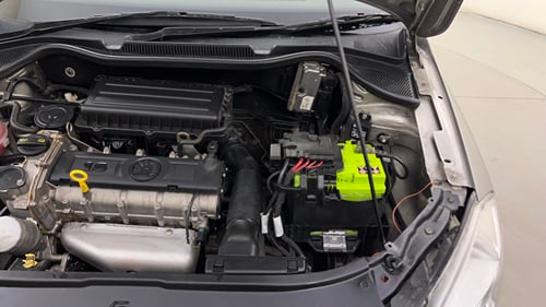 Used 2016 Skoda Rapid 1.6 MPI Ambition Petrol Manual engine ENGINE LEFT SIDE HINGE & APRON VIEW