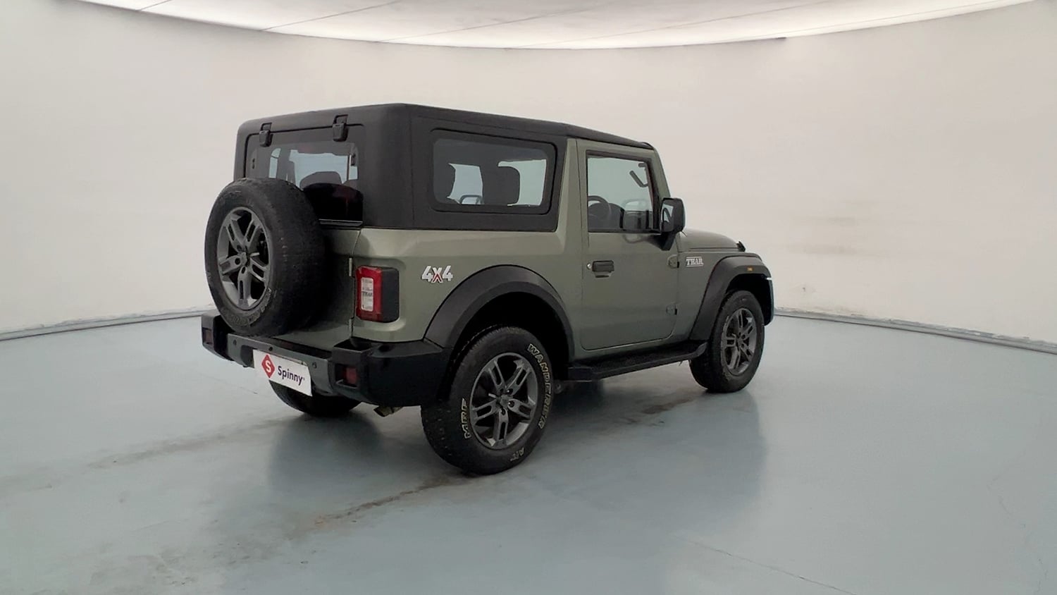 Used 2022 mahindra Thar LX Hard Top Diesel AT 4WD Diesel Automatic exterior RIGHT REAR CORNER VIEW