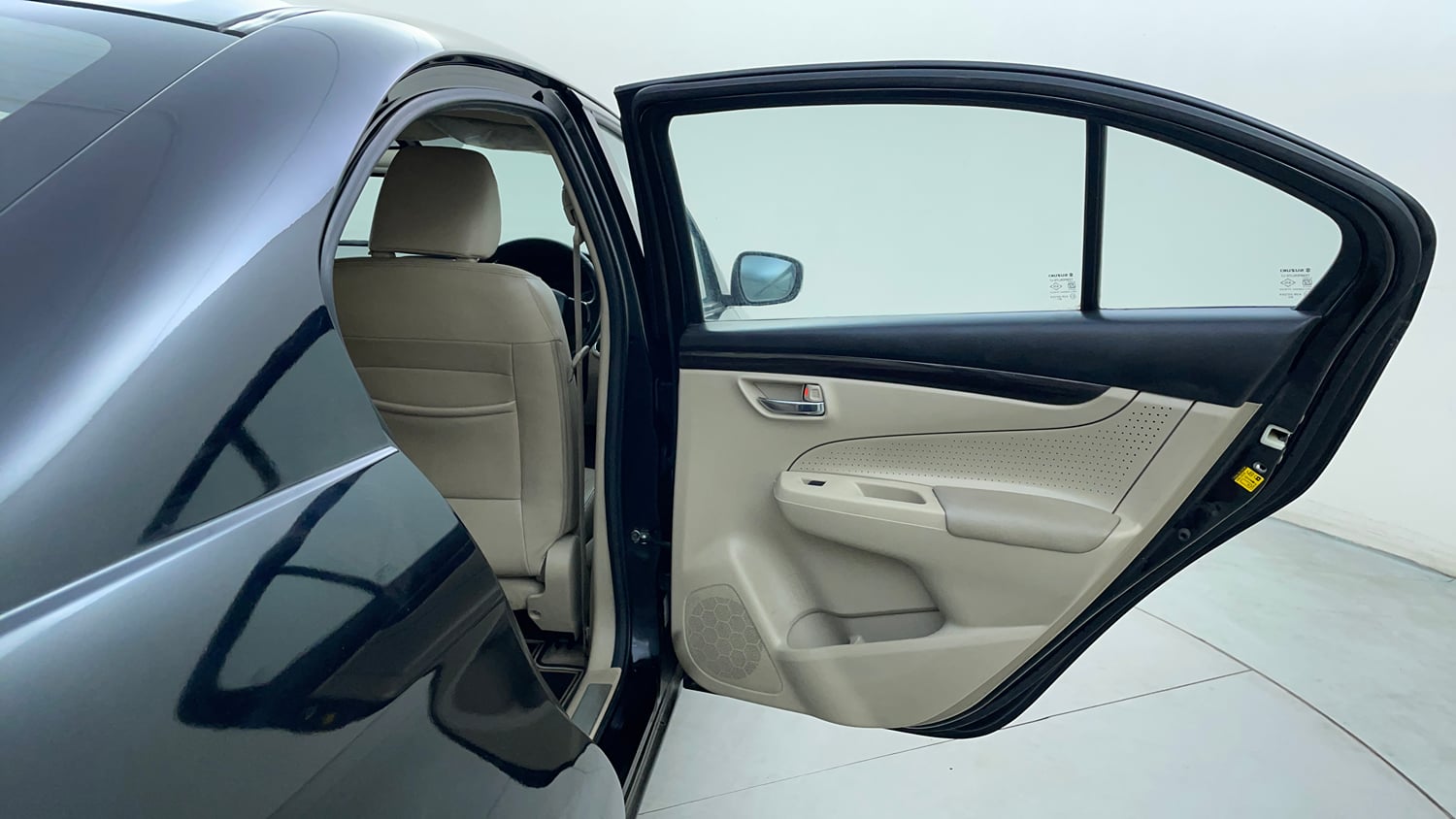 Used 2016 Maruti Suzuki Ciaz ZXi Petrol Manual interior RIGHT REAR DOOR OPEN VIEW