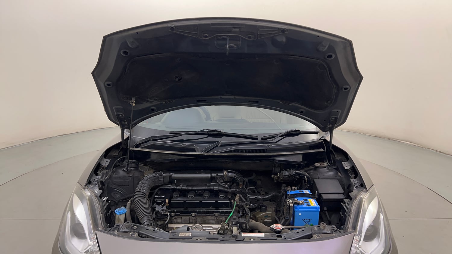 Used 2022 Maruti Suzuki Dzire ZXi Plus AGS Petrol Automatic engine ENGINE & BONNET OPEN FRONT VIEW