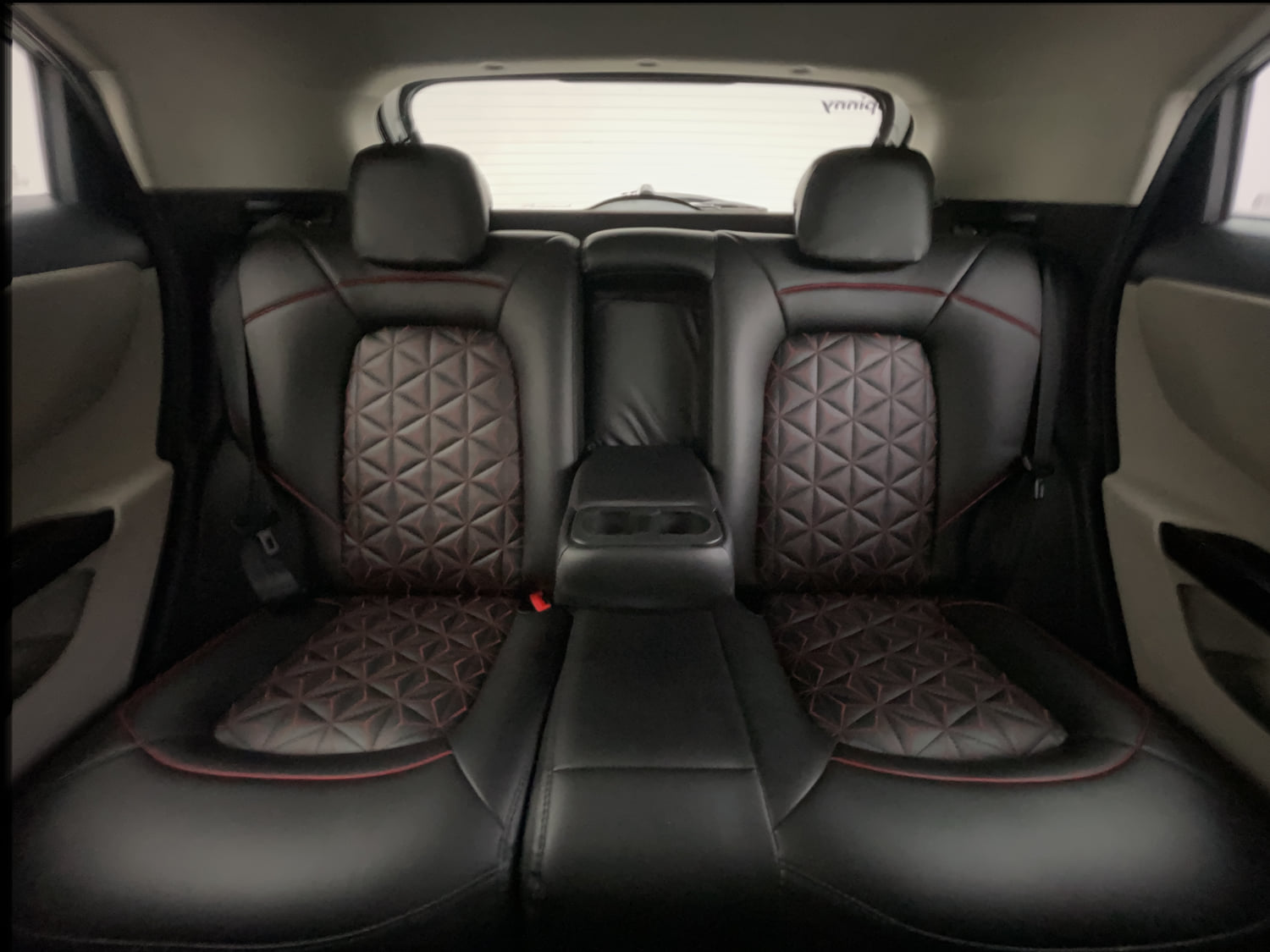 Used 2022 Tata Nexon XZA Plus (O) Petrol Automatic interior REAR SEAT CONDITION VIEW