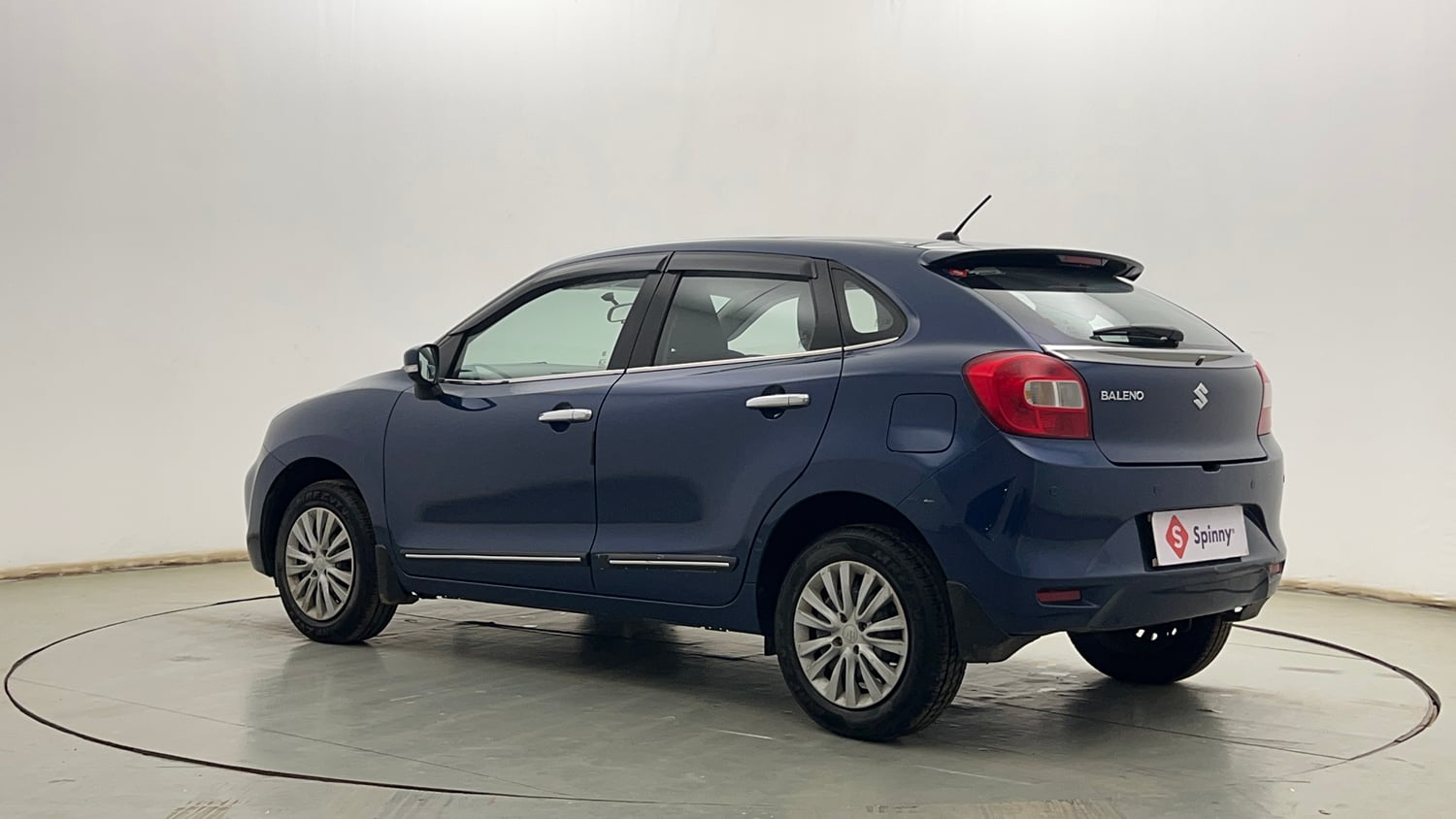 Used 2021 Maruti Suzuki Baleno Delta Petrol Manual exterior LEFT REAR CORNER VIEW