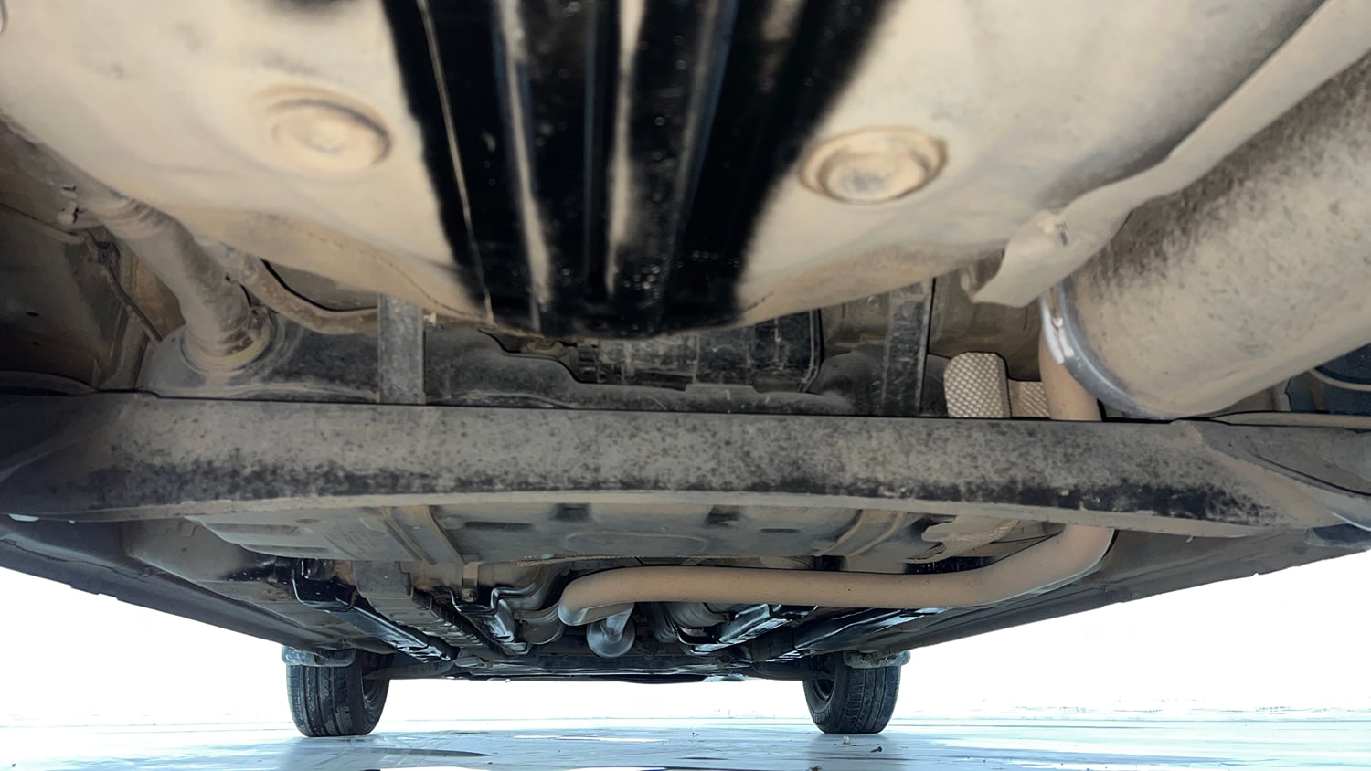 Used 2020 Hyundai Elite i20 Magna Plus 1.2 Petrol Manual extra REAR UNDERBODY VIEW (TAKEN FROM REAR)