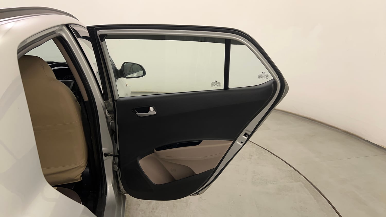 Used 2017 Hyundai Grand i10 Sportz 1.2 Kappa VTVT Petrol Manual interior RIGHT REAR DOOR OPEN VIEW
