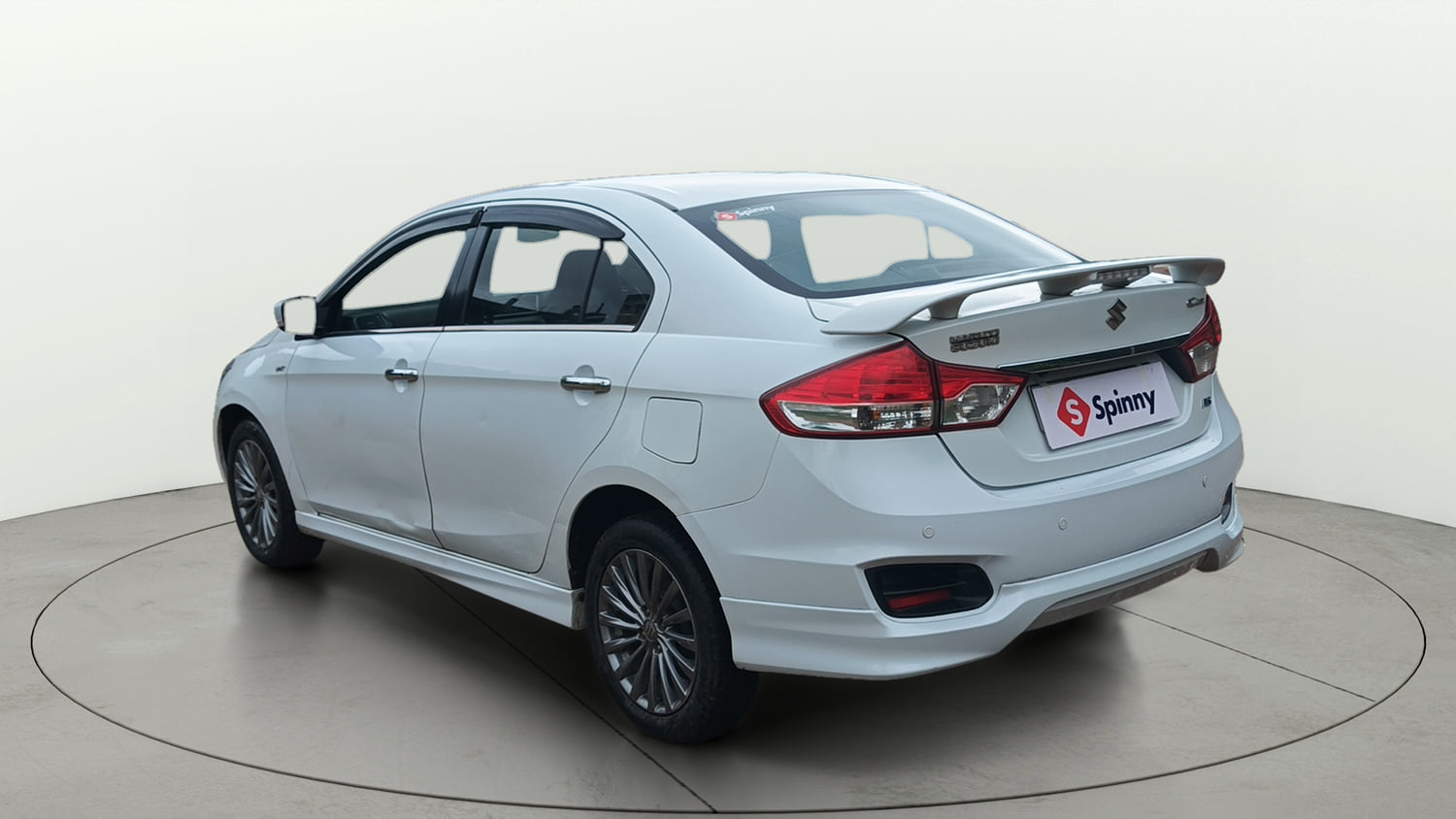 Used 2016 Maruti Suzuki Ciaz ZXi+ RS Petrol Manual exterior LEFT REAR CORNER VIEW