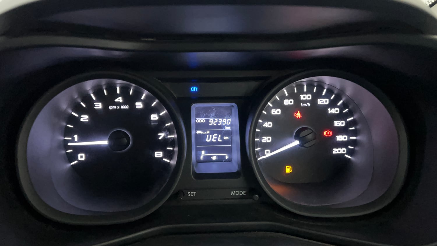 Used 2019 Tata Nexon XM Petrol Manual interior CLUSTERMETER VIEW