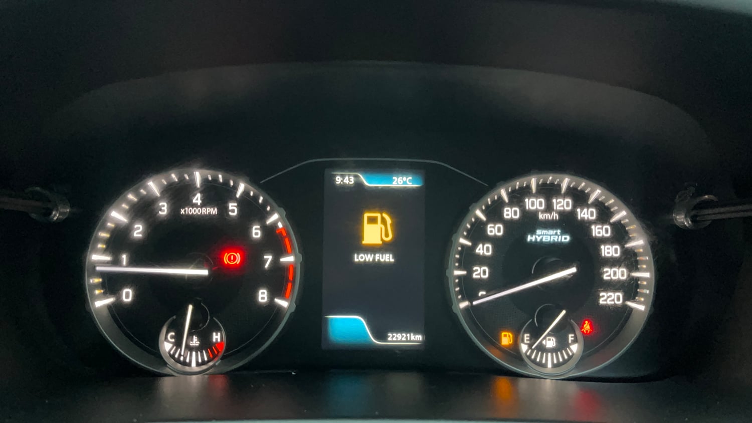 Used 2024 Maruti Suzuki Brezza ZXi Petrol Manual interior CLUSTERMETER VIEW